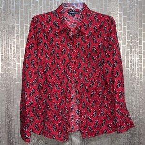 Chadwicks Red with paisley